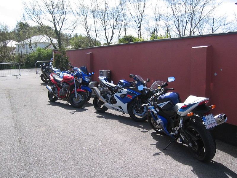 Motorbike at Ash Tree pub