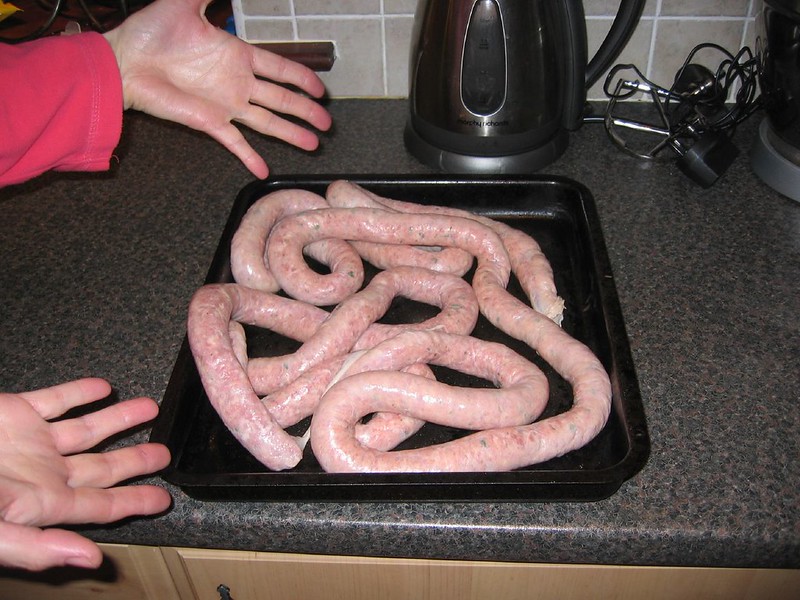 One giant sausage
